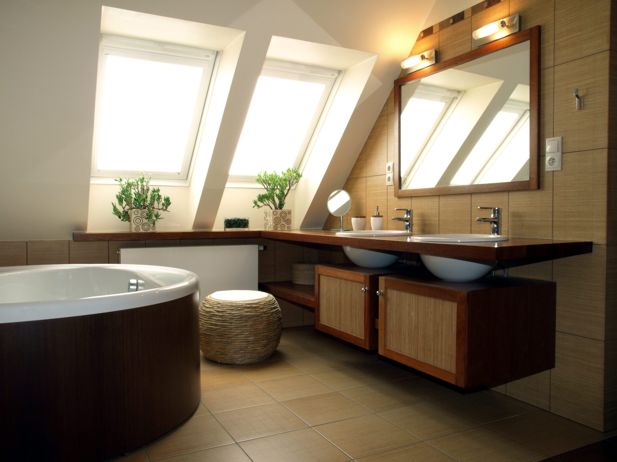 Inside Of Luxurious Bathroom